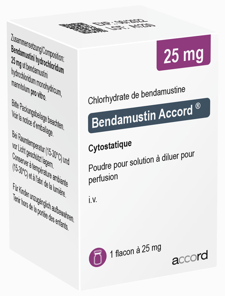 Packshot Bendamustin Accord® 25mg