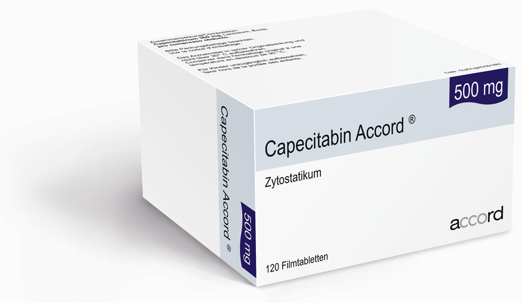 Packshot Capecitabin Accord® 500 mg