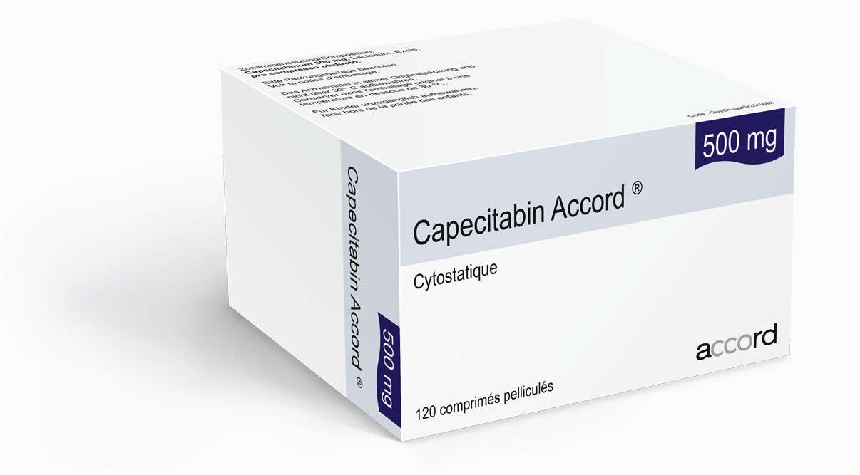 Packshot Capecitabin Accord® 500 mg