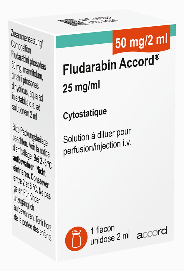 Packshot Fludarabin Accord® 50 mg/ 2ml