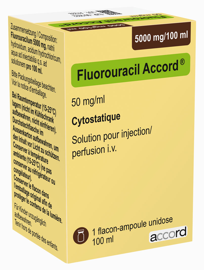 Packshot Fluorouracil Accord® 5000 mg/100 ml