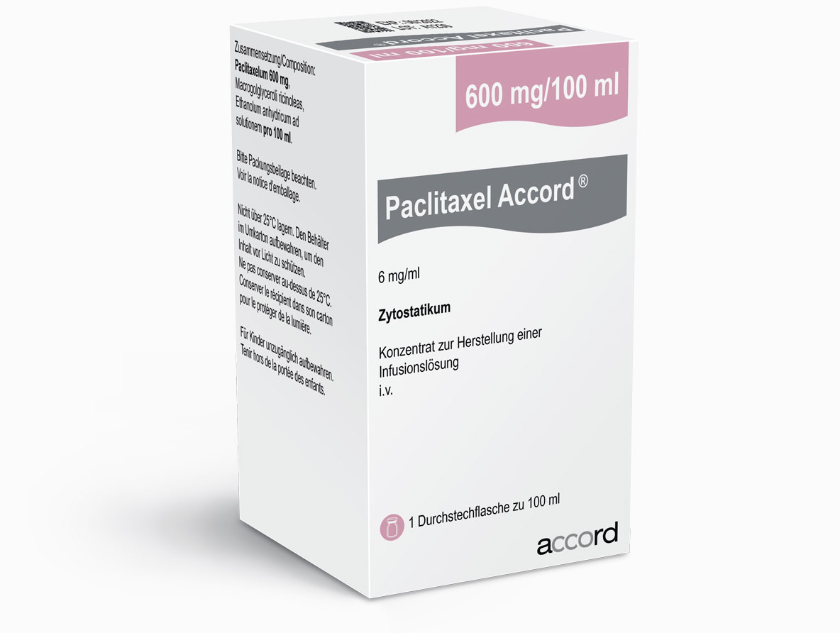 Paclitaxel Accord® 600 mg/100 ml