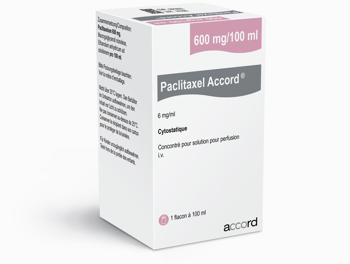 Paclitaxel Accord® 600 mg/100 ml