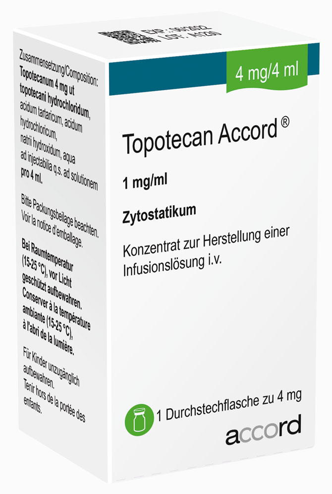 Packshot Topotecan Accord® 4 mg/4 ml