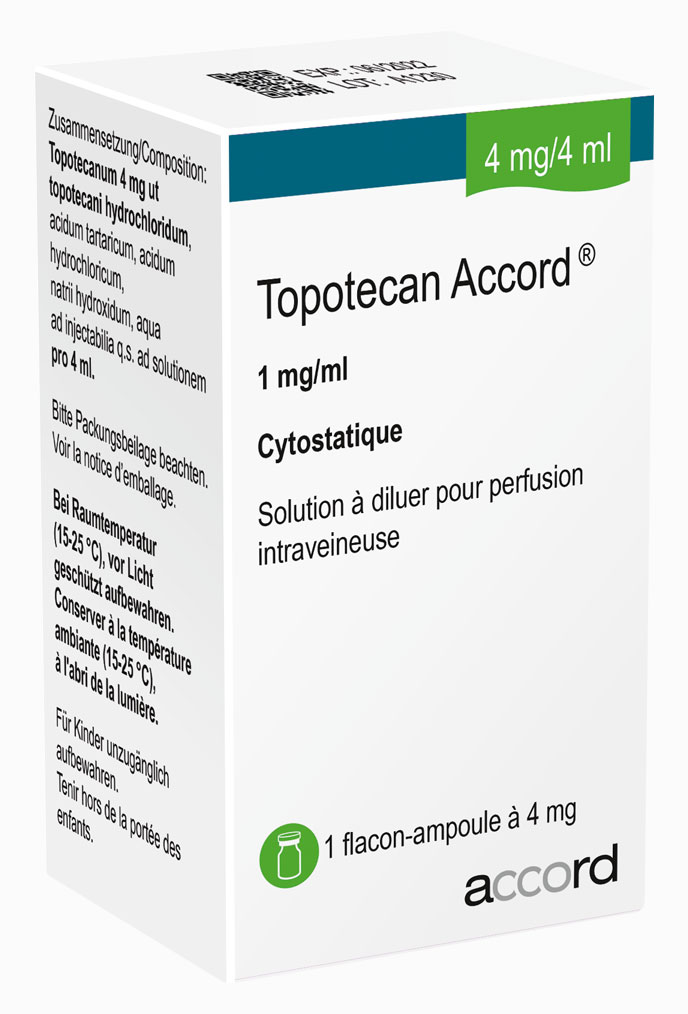 Packshot Topotecan Accord® 4 mg/4 ml